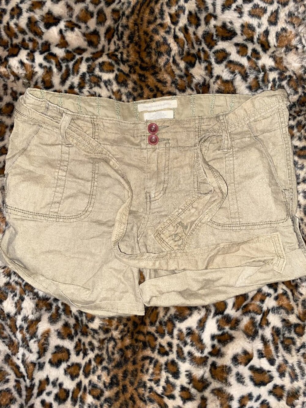 Vintage Abercrombie & Fitch Mid Rise Cargo Shorts 🤎 Y2K 2000s